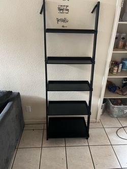 Ladder shelf