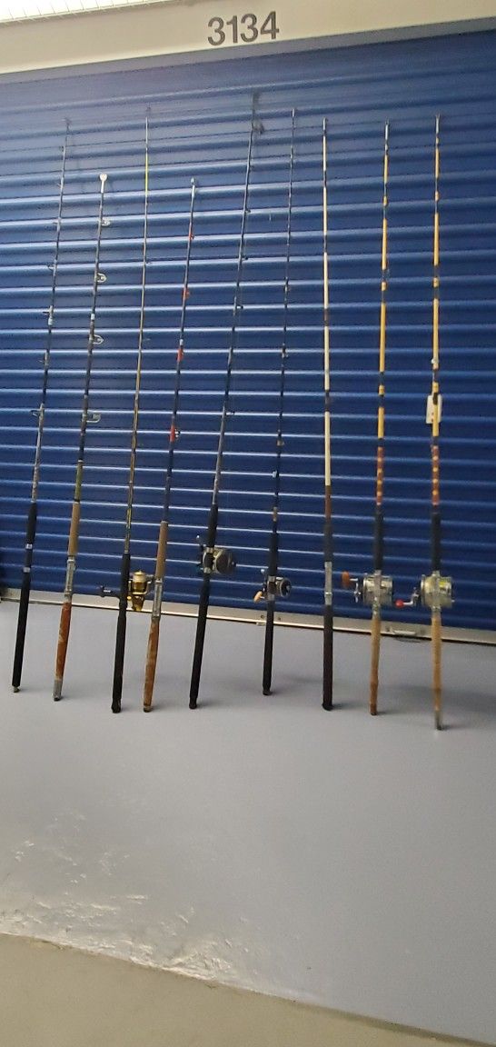 Fishing POLES N REELS CLASSIC BIG GAME FISHING 
