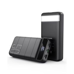 Power Bank Fast Charging 50000mAh - 22.5W USB C Quick Charge with 4 Outputs & 3 Inputs LED Display, brand new