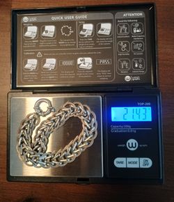 Vintage Thick Bracelet Sterling Silver