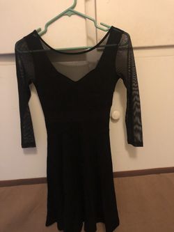 Women’s Black Mesh Dress