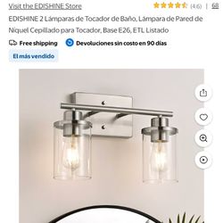 Vanity Ligth Color:Silver