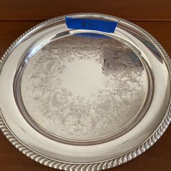Wm Rogers 4070 11” Round Tray