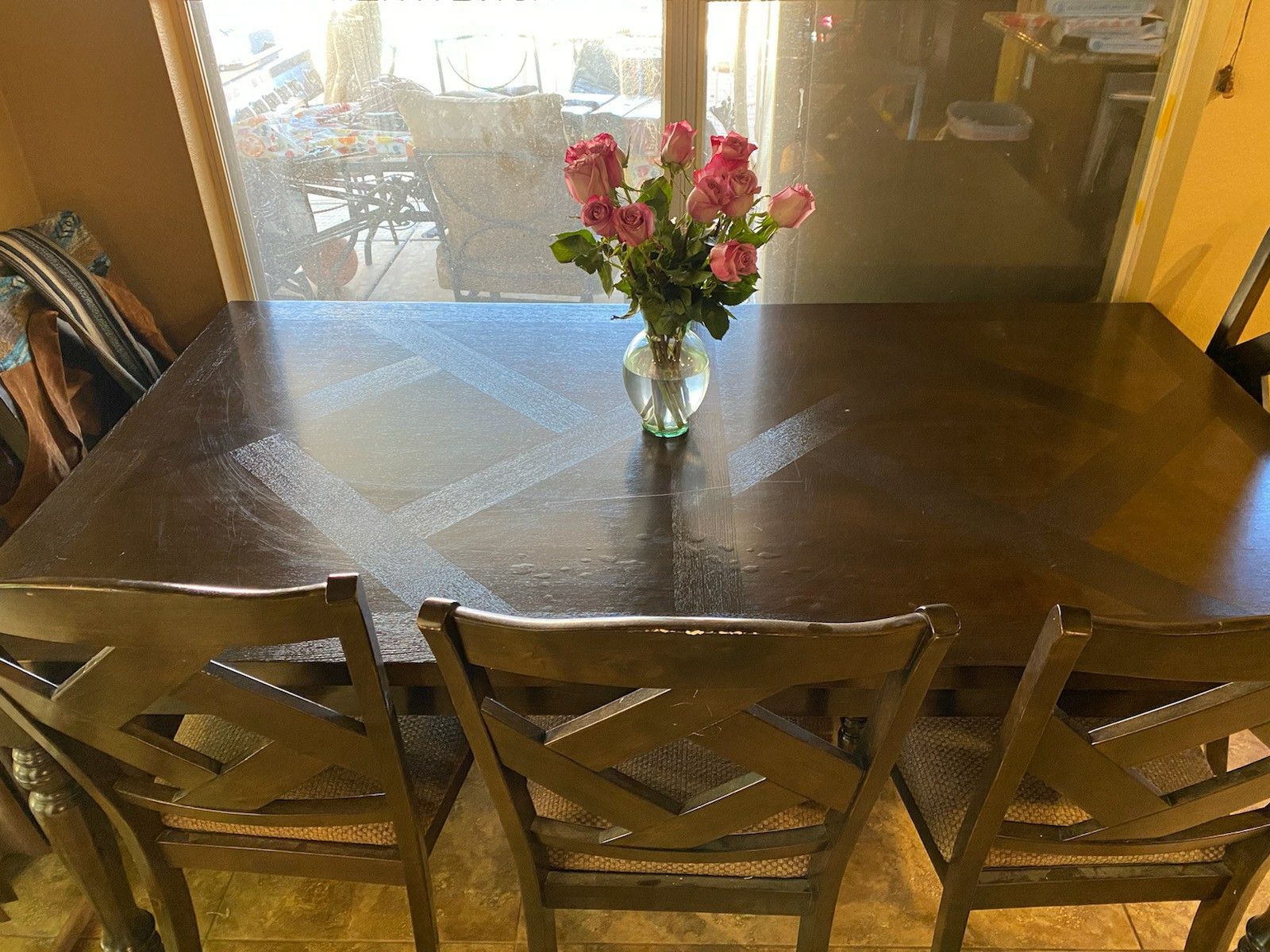 Elegant dining room/ kitchen table. 71X31"