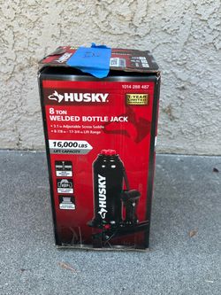 Husky 8 ton welded bottle jack