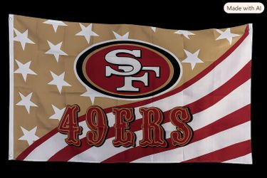 New 49ers flag, 3*5 ft