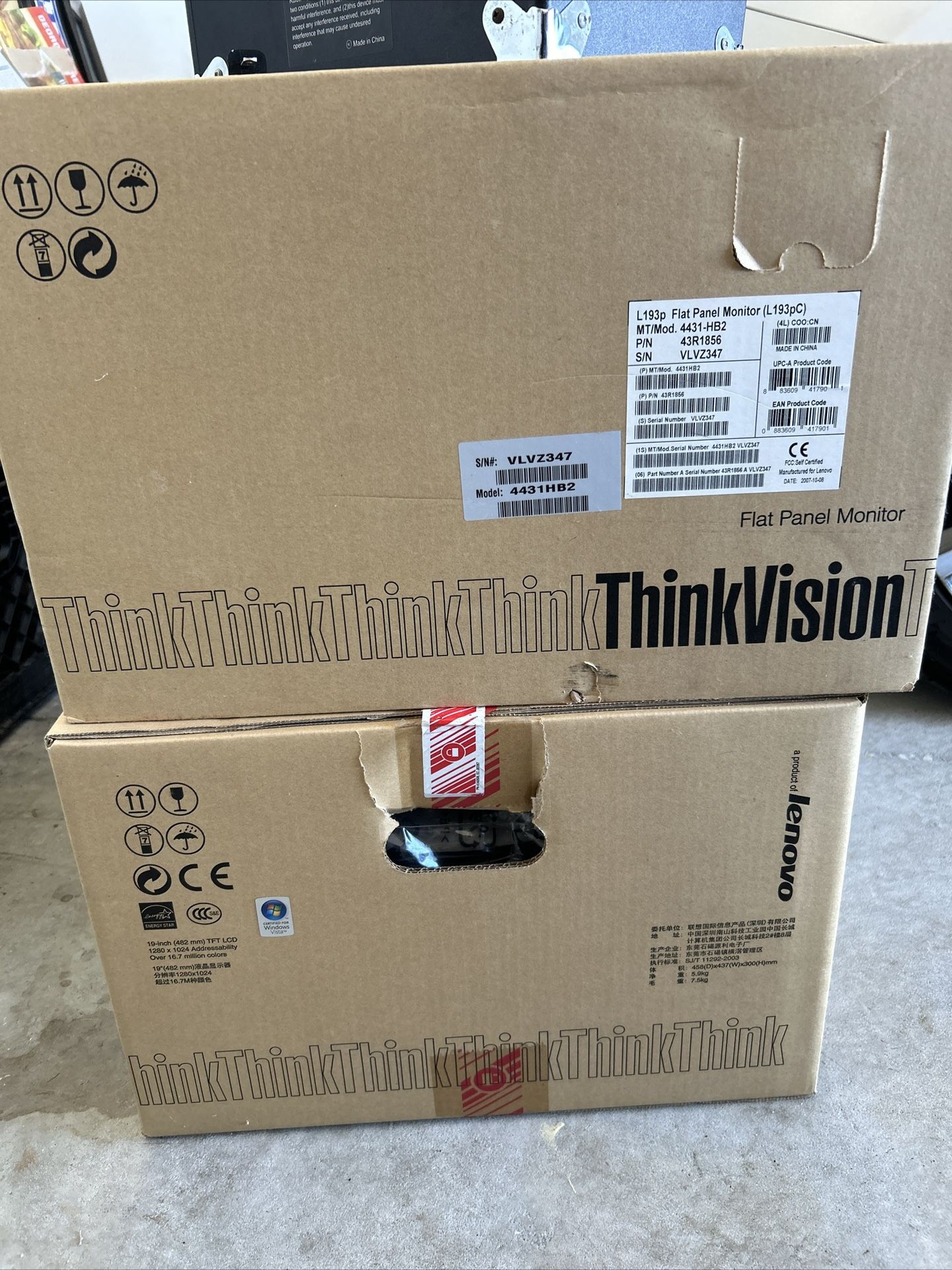Brand new in box ThinkVision flat panel. Come Pick It up 🤗