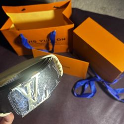 Men Louis Vuitton Belt Size 34-38 Waste Or Most Sizes 
