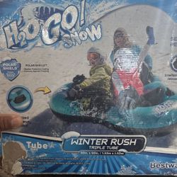 Three person snow sled. Brand H20
