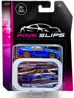 Jada Pink Slips 1:64 Scale Diecast Model - Nissan GT-R (R34)