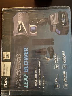 Pkalq 21V Cordless Leaf Blower