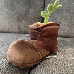 Disney Parks Disneyland Pixar Pier Wall-E Brown Boot with Green Plant Plush