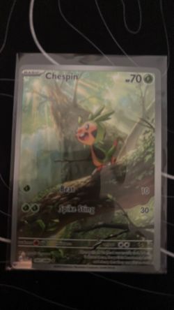 Chespin Pokemon Card