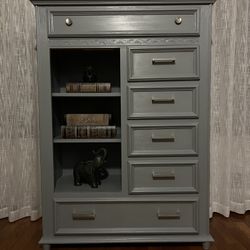 Refinished painted wood dresser