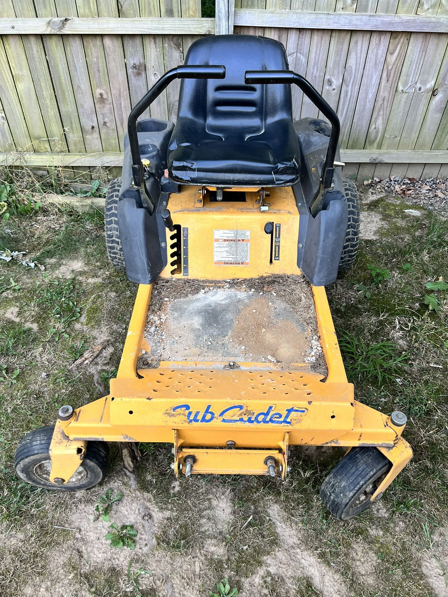 cub cadet RZT zero turn