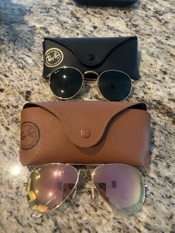 Ray bans w/ case. $60 each.