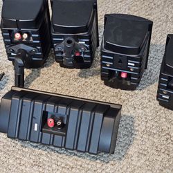 Yamaha surround sound satellite speakers and bar