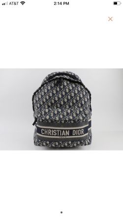 DIOR DIORTRAVEL BACKPACK in Blue Dior Oblique Jacquard