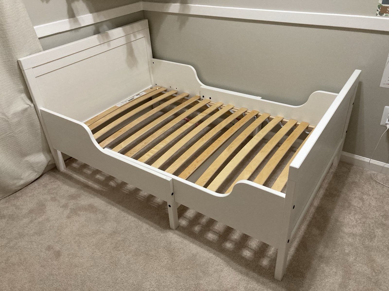 IKEA Extendable Bed Frame And Mattress