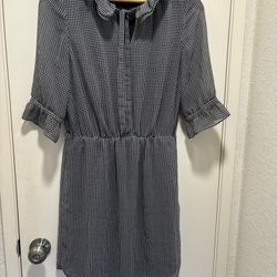 A Banana Republic Black And Gray Dress Size Small 