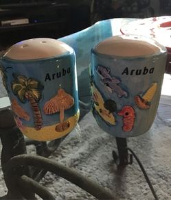 Aruba Salt and Pepper Shakers.