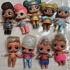 9 L.o.l dolls