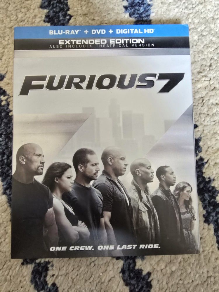 Furious 7 Extended Cut Blu-ray