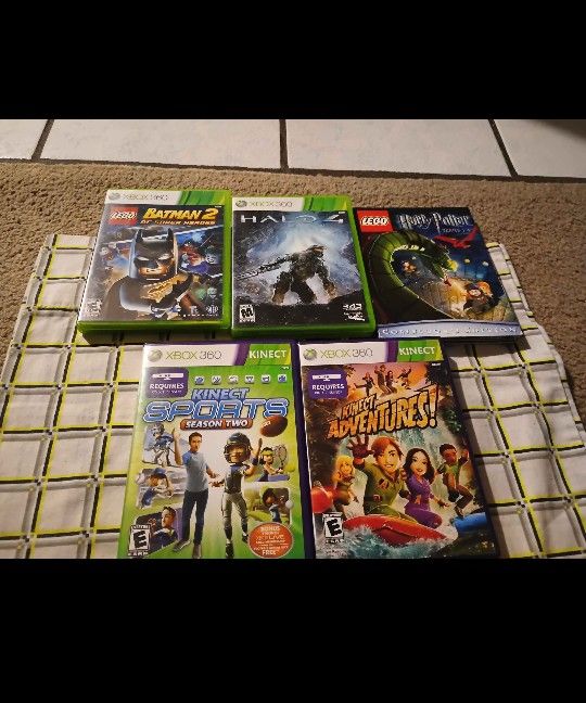 Xbox 360 game lot low price batman 2 / halo 4 / Harry Potter