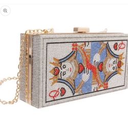 Queen Of Hearts Jewel Clutch Absolutely Gorgeous