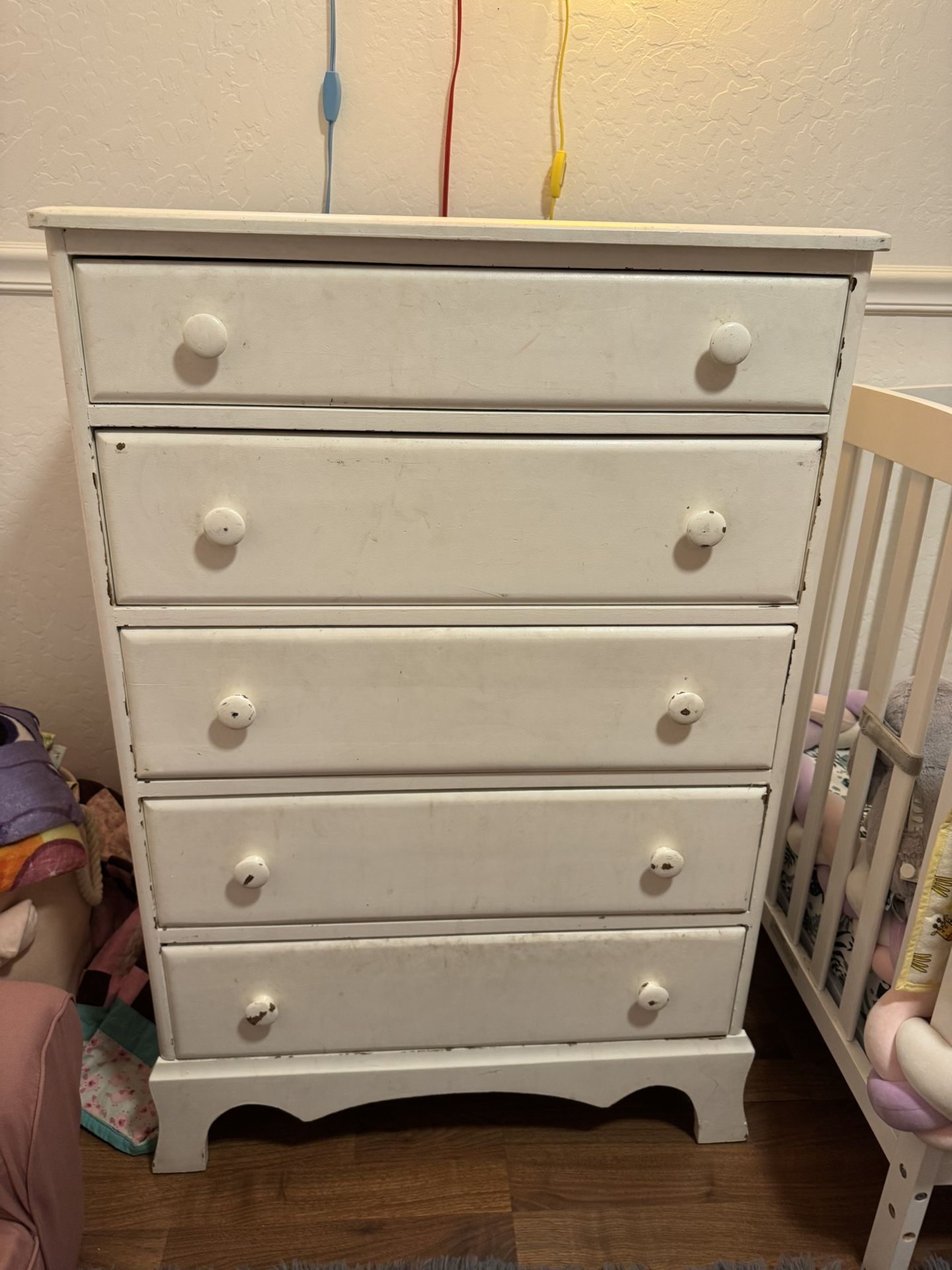 white dresser