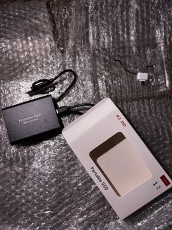 1TB Portable SSD external storage drive