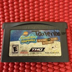 SpongeBob SquarePants Revenge Of The Flying Dutchman Gameboy Advance 