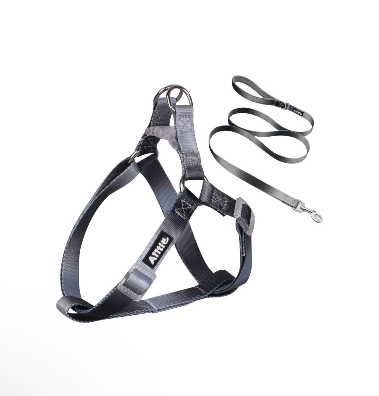 AIITLE Step-in Dog Harness and Leash Set - No Pull Pet Adjustable Halter Harness with A 5FT Leash - Double D Ring,Easy Fit - Easy Walk Running Trainin
