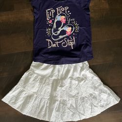 Girl’s Top & Skirt (Size 10-12)