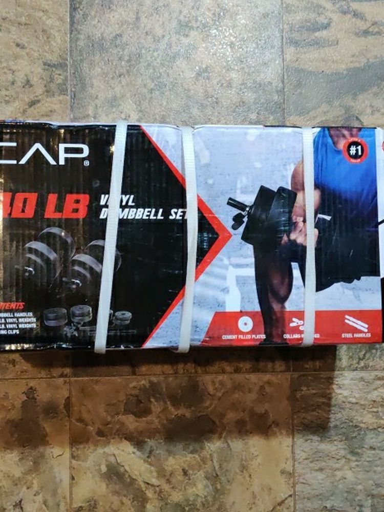 New 40lb Dumbbell Set 20lb Pairs