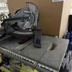 Ryobi Mitre Saw And Table Saw