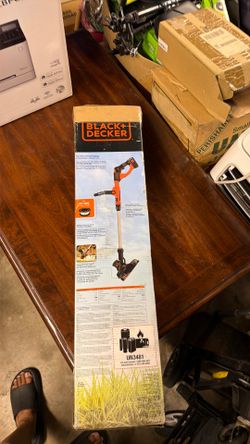 BLACK+DECKER Weed Wacker with Auto Feed, 14-Inch 2 in 1 String Trimmer Lawn Edger, Powerful 6.5-Amp Lightweight Electric Weed Eater (BESTA510)