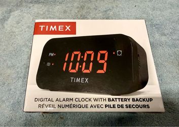 Timex Digital Alarm Clock with Battery Backup