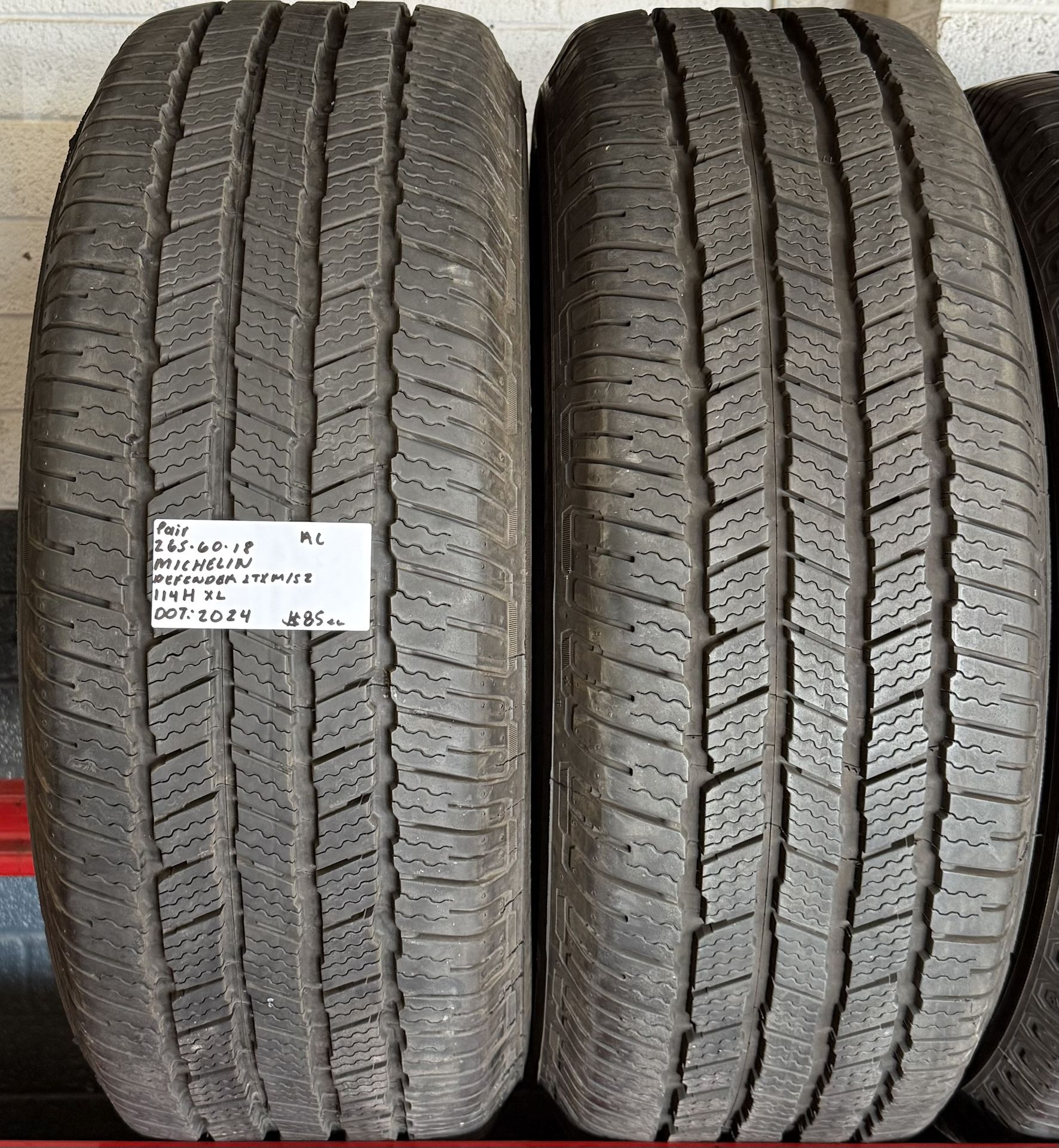 265 60 18 Michelin