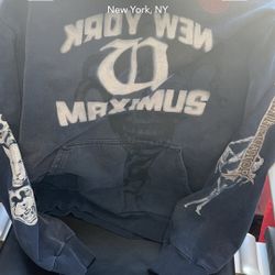 Travis Scott New York Hoodie Blue 