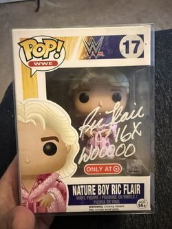 Ric Flair Signed Funko Pop