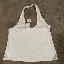 Express Crop Halter Top