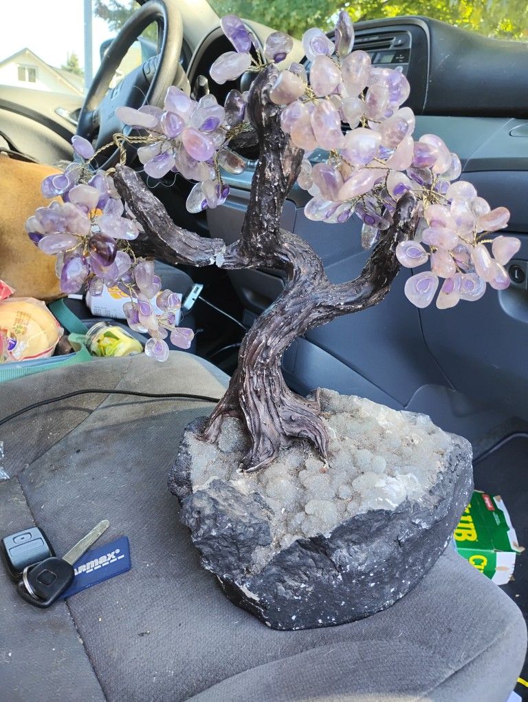 Amethyst Hand Made Tree