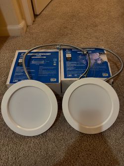 4 LED down lights