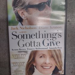 DVD Something's Gotta Give