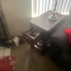 Living Room End Table / Lamp