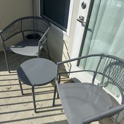 Outside Chairs And Table