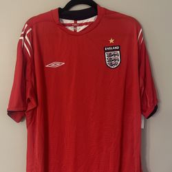 England 2004 Vintage Soccer Jersey 