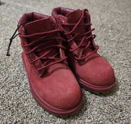 Toddler Red Timberland Boots – Size 7
