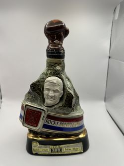 Vintage Rocky Marciano Jim Beam Decanter